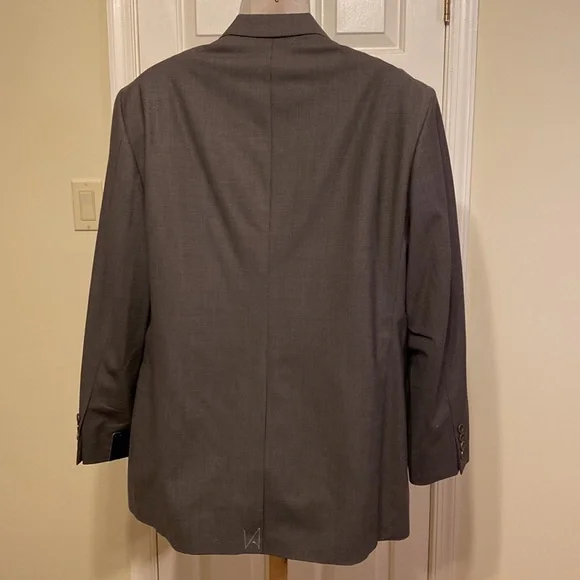 NWT Brooks Brothers Brown & tan small houndstooth pattern wool blazer, Size: 44